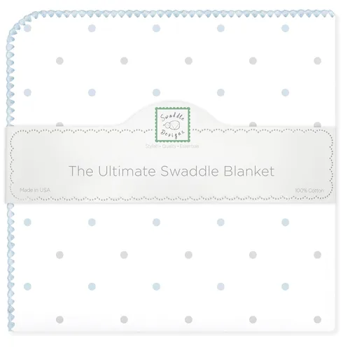 Miniatura 9 de SwaddleDesigns Ultimate Winter Swaddle, manta de recepción XL, hecha en Estados Unidos, franela de algodón premium, elefante y pollitos amarillos