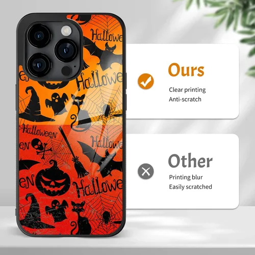 Miniatura 5 de Lindas fundas de teléfono de Halloween para iPhone 11 12 13 14 15 16 17 Pro Max Plus Mini XR Xs para Samsung Note 10 20 S21 S22 S23 S24 S25 S26