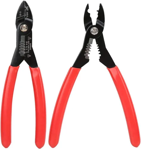 Miniatura 9 de Pelacables, 4 en 1 multipropósito 12-20 AWG electricistas alicates empalmador de alambre pelacables, herramienta profesional de crimpado de cables