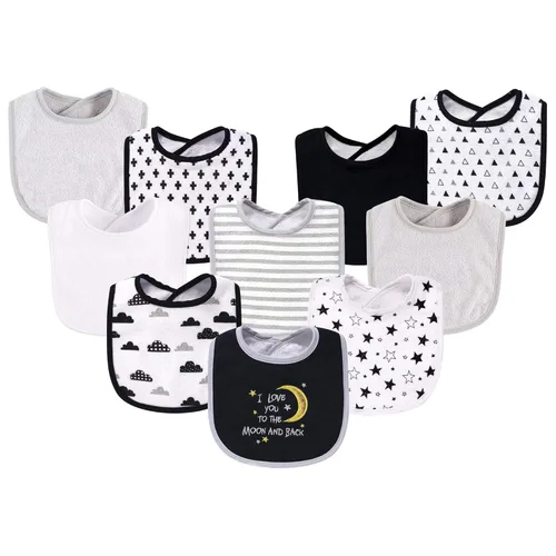 Miniatura 3 de Hudson Baby - Baberos unisex de algodón y poliéster, talla única