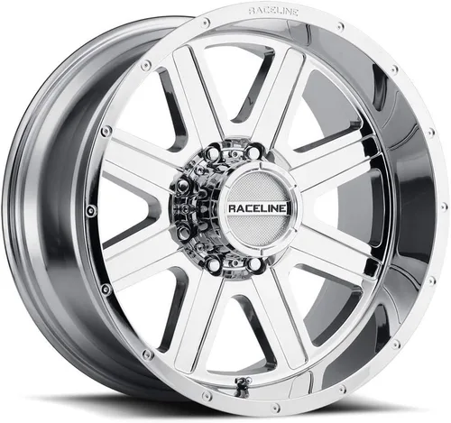 Miniatura 11 de Ruedas Raceline 940M HOSTAGE Negras Con Acabado Mecanizado 16X8" 5X114.3 Patrón de Pernos 0mm Desplazamiento/(4.5"E/S) 8 Radios Aluminio Ruedas