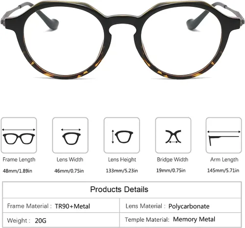 Miniatura 4 de Lentes de bloqueo de luz azul para hombres y mujeres, lentes de juego para computadora, a la moda, antifatiga ocular, marco ligero TR90 09804