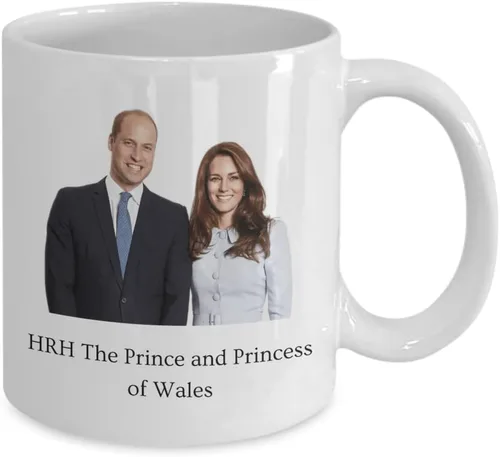 Miniatura 2 de HRH - Taza de recuerdo The Prince and Princess of Wales, Reino Unido, Reino Unido, Gran Bretaña, Londres, Inglaterra, coleccionable, William