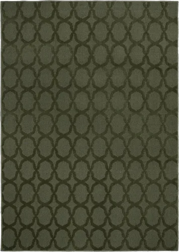 Miniatura 244 de Garland Rug Sparta - Alfombra antideslizante de polipropileno de 2 pies x 12 pies, color negro, ideal para salas de estar y pasillos, elegante