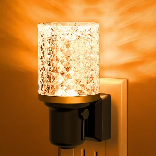 Miniatura 29 de JandCase Luz de Noche LED, Luces Nocturnas Regulables Enchufables en la Pared, Luz Nocturna Moderna con Sensor de Luz Automático de Encender/Apagar