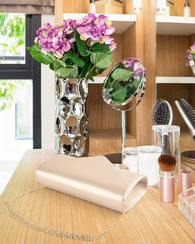Miniatura 3 de TINDTOP Bolsos de mano para mujer, de piel sintética, formales, de noche, de hombro, fiesta, boda, cóctel, baile de graduación
