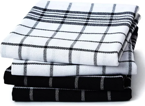 Miniatura 2 de Encasa XO Juegos de Toallas de Cocina y Paños de Cocina Toalla de Mano de Algodón Multiusos, Altamente Absorbente para Limpieza y Reutilizable