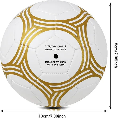Miniatura 7 de Fútbol de entrenamiento de habilidades con peso, tamaño 3 con peso de pelotas de tamaño 5, equipo de entrenamiento de fútbol para mejorar