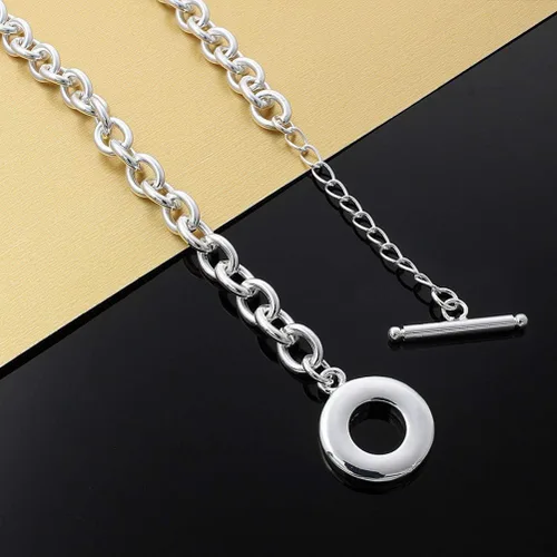 Miniatura 5 de 100 cadenas extensoras de plata para hacer joyas, cadena de extensión extraíble de acero inoxidable para hacer collares, pulseras, tobilleras