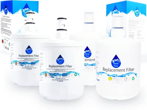 Paquete de 4 filtros de agua de repuesto para refrigerador Whirlpool ED25UEXHW00, compatible con Whirlpool 8171413, 8171414 cartucho de filtro de