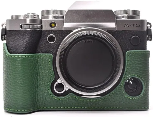 Miniatura 9 de Rieibi Fuji XT5 - Funda de piel auténtica de calidad para cámara digital Fujifilm X-T5 - Funda protectora para Fuji XT5 X-T5, café, fotografía