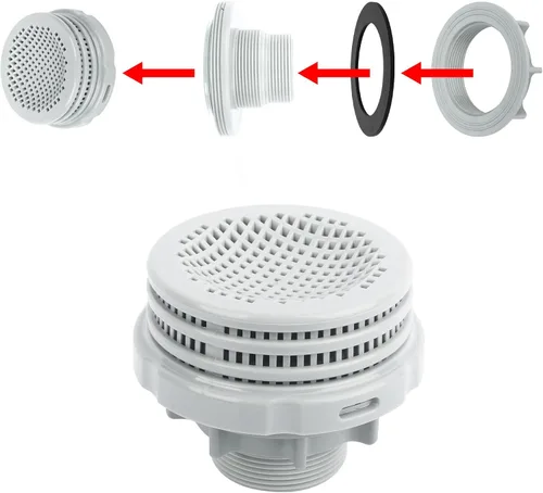 Miniatura 7 de Kit de arandela de tuerca de conector roscado para piscina 10744 10256 10255 para Intex sobre el suelo, pieza de repuesto para conector de manguera