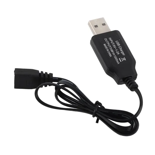 Miniatura 7 de Cable de carga RC, cable de carga USB de metal duradero para camiones a escala 1:12 y vehículos de construcción para aficionados, entusiastas