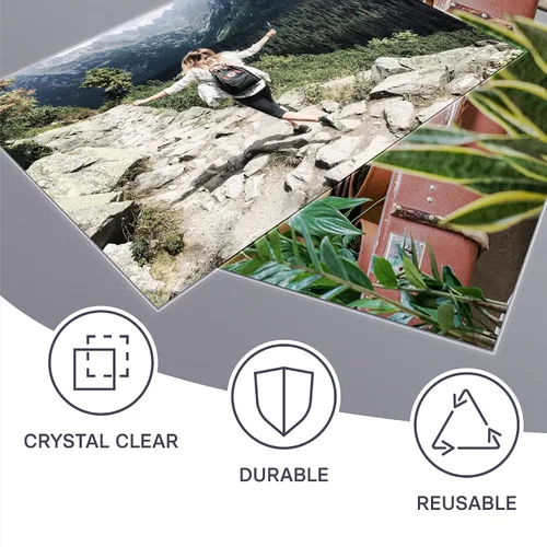 Miniatura 4 de Jot & Mark Fundas para fotos de 4 x 6 (200 unidades), fundas de plástico transparente para el Día de la Madre, regalo con solapa resellable