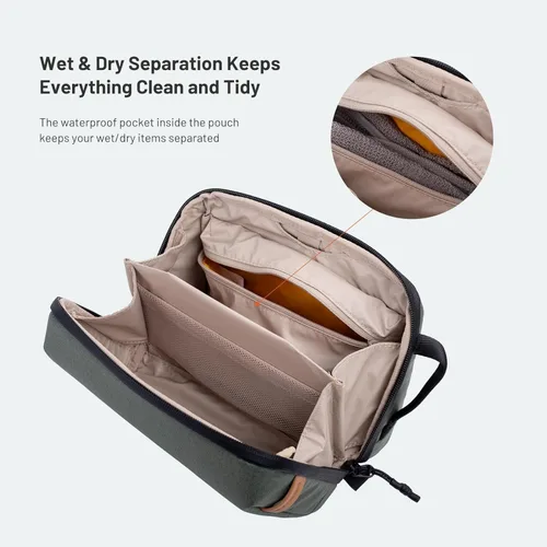 Miniatura 2 de PGYTECH Travel Toiletry Bag for Men & Women, Hanging Compact Pouch, Waterproof Dopp Kit for Traveling, Shaving Bag Makeup Bag Organizer for