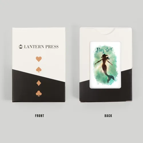 Miniatura 8 de Lantern Press Big Sur, California, Mermaid Underwater, 52 Playing Cards for Adults, Poker Size Card Deck