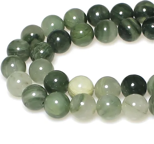 Miniatura 14 de MJDCB Los más vendidos en Amazonita Cuentas de piedra de jade redondas sueltas de color para hacer pulseras de joyería DIY (4 mm)