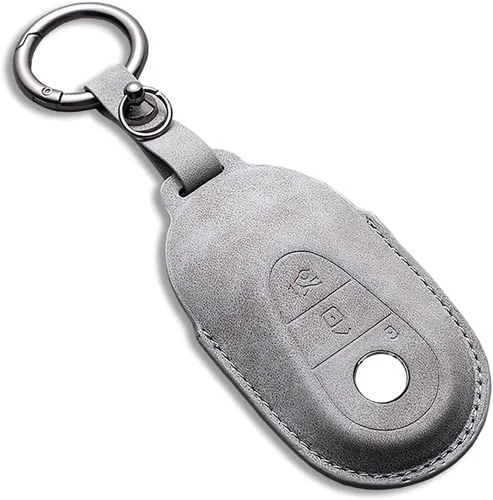 Miniatura 20 de para Mercedes-Benz Funda para llavero, Funda para llavero Mercedes C E M S CLS CLK GLK GLC G AMG Accesorios para llavero de cuero Funda protectora