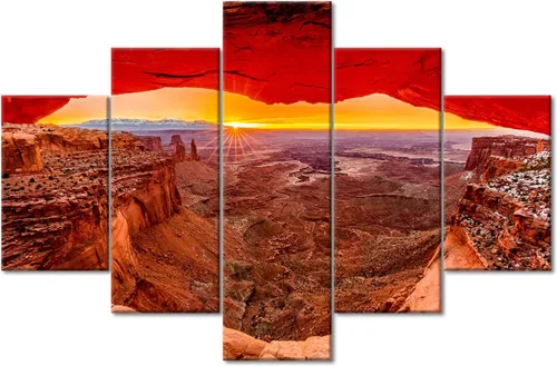 Miniatura 89 de Obra de arte para las paredes del hogar, póster del Parque Nacional del Arrecife Capitolio, impresiones sobre lienzo, imágenes de Utah, Estados