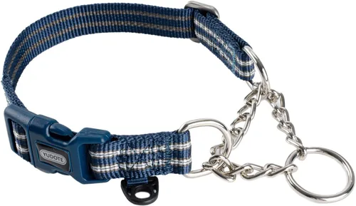 Miniatura 9 de Martingale - Collar para perro con cadena de acero y hebilla de liberación rápida, ajustable, floral, sin tirones, collares de entrenamiento Flamenco