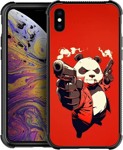 Miniatura 110 de CARLOCA Funda para iPhone XR, diseño de jirafa de cristal, ultra protección, a prueba de golpes, silicona suave TPU antideslizante para iPhone XR