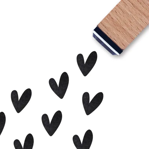 Sello de goma Heart Love, 3/5 pulgadas, pequeño sello para álbumes de recortes, planificación de tarjetas