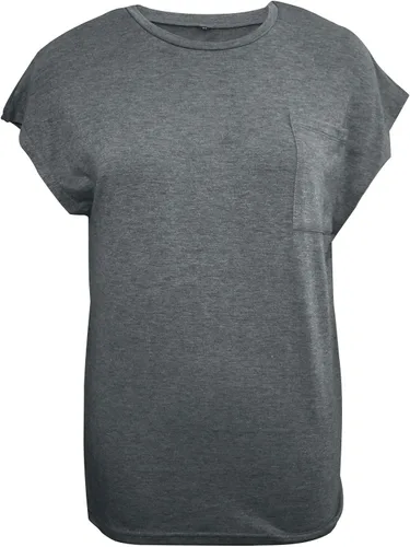 Miniatura 5 de WMZCYXY Camiseta de verano para mujer, sin mangas, cuello redondo, casual, holgada, con bolsillo
