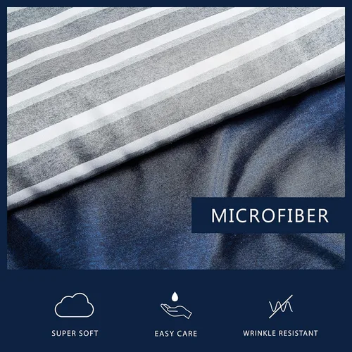 Miniatura 6 de Nautica - Juego de edredón individual/individual XL, ropa de cama suave y cepillada con sensación relajada para uso durante todo el año, juego
