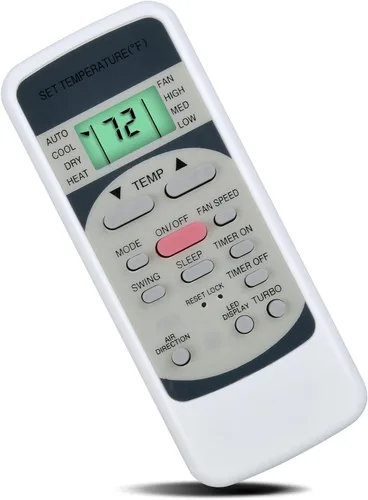 ZWP R51M/E Mando a distancia de repuesto para Midea R51 Series R51/E R51/CE R51M/CE R51D/E R51M/BGE R51M/BGE R51M/BGE Aire acondicionado, para MR