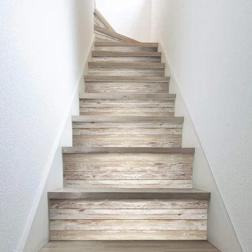Miniatura 9 de funlife 13 Piezas Pegatinas de Escalera de PVC Estilo Granja, Calcomanías de Escalera Despegar y Pegar, Pegatinas Autoadhesivas Impermeables