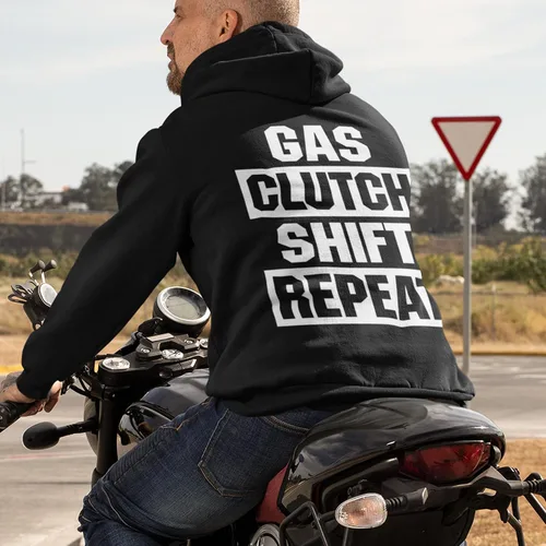Miniatura 41 de STYLN Sudadera de manga larga con capucha Sudadera divertida con capucha unisex para adultos entusiastas del automóvil, camión, bicicleta, carreras