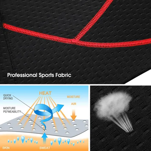 Miniatura 5 de Souke Sports Pantalones cortos de ciclismo para hombre, con acolchado 4D para bicicleta, MTB Liner Shorts con agarre antideslizante en las piernas