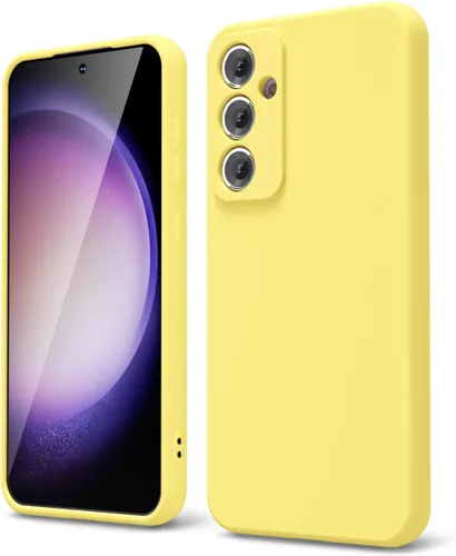 Miniatura 266 de oakxco Funda para teléfono Samsung Galaxy S21 Ultra con agarre de silicona líquida, bonita funda delgada y delgada de goma suave de TPU lisa