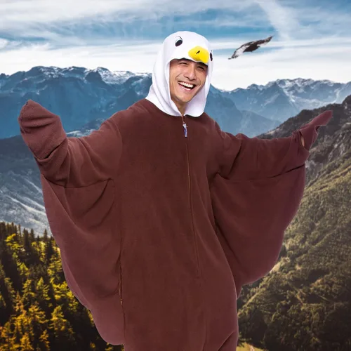 Miniatura 2 de Funziez! Eagle One Piece - Disfraz de animal de pájaro para adulto