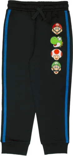 Miniatura 4 de Nintendo Super Mario - Juego de 2 piezas de camiseta de manga larga para niños y pantalones deportivos, paquete de 2 unidades para niños y niños