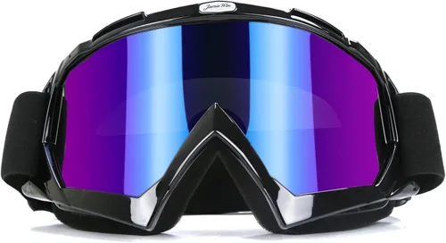 Miniatura 18 de JAMIEWIN - Gafas de motocross ATV para bicicleta de tierra, motocicleta, UTV MX OTG, gafas para carretera fuera de pista, lentes transparentes anti