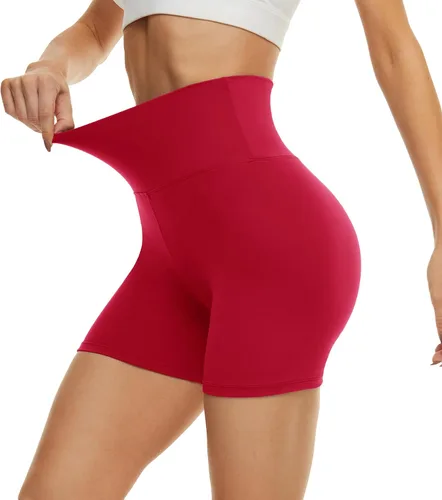 Miniatura 14 de CAMPSNAIL - Pantalones cortos de yoga para mujer, 3"/5"/8" de cintura alta con control de abdomen, pantalones cortos de elastano para voleibol, yoga