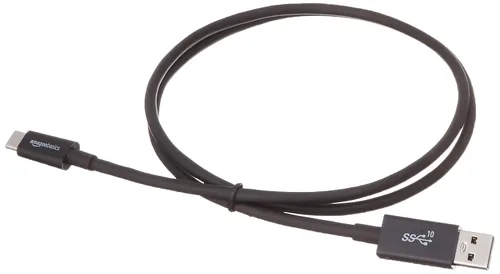 Miniatura 4 de Amazon Basics Cable de carga adaptador USB-C a USB-A 3.1 Gen 2, cargador rápido, 10 Gbps de alta velocidad, certificado USB-IF, compatible