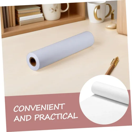 Miniatura 3 de EXCEART 2 unidades de papel de dibujo blanco de acuarela para niños y niñas, actividades artísticas recicladas, ph neutro, dibujo en blanco