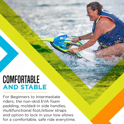 Miniatura 3 de ZUP You Got This Board, All-in-One Kneeboard, Wakeboard, Wakeskate y Wakesurf Board para todas las edades, modelos de 160 y 260 Negro