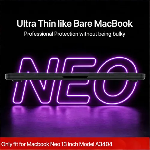 Miniatura 5 de Se7enline Funda compatible con MacBook Neo de 13 pulgadas 2026 A3404, diseño estético, bonita carcasa rígida femenina, cubierta de teclado