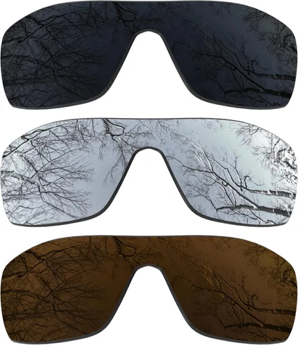 Miniatura 15 de ToughAsNails 3 pares de lentes de repuesto polarizadas para Oakley Oil Rig Pack-BS25