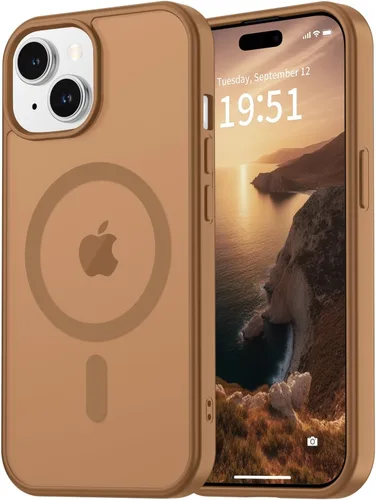 Miniatura 99 de vnnink para iPhone 12 y iPhone 12 Pro, funda de teléfono celular translúcida con protección contra caídas de grado militar, mate magnética