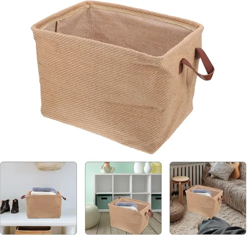 Miniatura 7 de Alipis Decoración de dormitorio plegable cesta de almacenamiento de gran capacidad impermeable para artículos de ropa