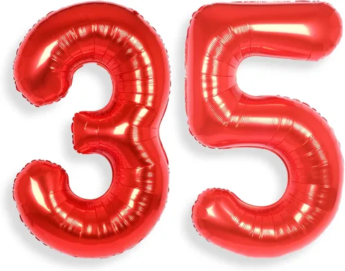 Miniatura 11 de AULE Globos de helio con letra roja S, de 40 pulgadas, grandes, gigantes, de lámina de mylar, rojos, para decoraciones de cumpleaños, aniversarios