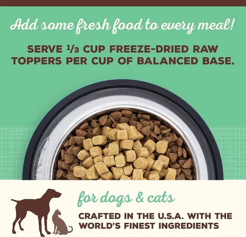 Miniatura 6 de Primal - Toppers de comida para perros y gatos, cortes de armario, mezcladores de comidas sin granos con probióticos, golosinas crudas liofilizadas