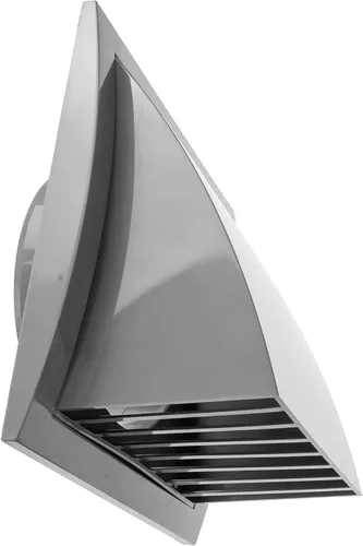 Miniatura 13 de Repa Market Campana de ventilación negra de 4 pulgadas para secadora, cubierta de conducto para paredes, capucha de protección de plástico ABS