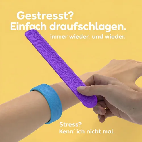 Miniatura 3 de Pulseras sensoriales para niños y adultos, 6 pulseras texturizadas para aliviar el estrés para niños con autismo, TDAH, ansiedad, recompensas