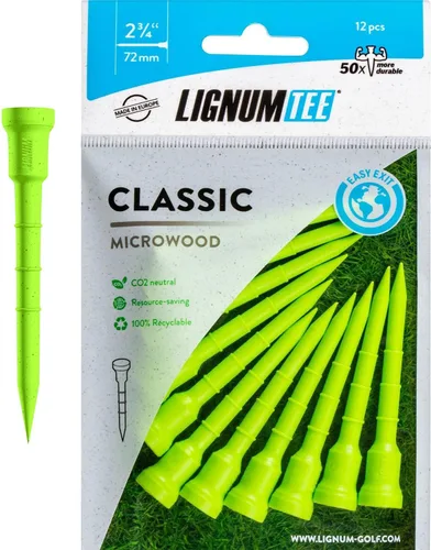 Miniatura 13 de LIGNUM Camisetas de golf irrompibles de microwood 50 veces más duraderas/ajustables/innovadoras fibra de madera y adhesivos naturales/camiseta