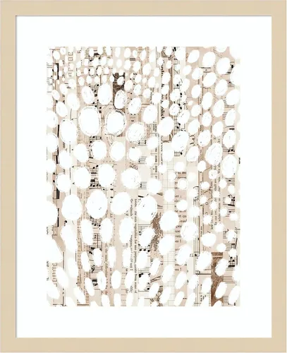 Amanti Art Framed Wall Art Print 21x17 Vintage Pattern I by Nikki Galapon, Abstract Wall Art, Modern Contemporary Decor, Small Poster Painting